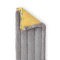 Dry Superior Mop Pad, sm, RC, graphite w/ yellow trim - SALE!