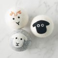 Fluff & Tumble Dryer Balls, Sheep Design (set of 3)–LE NEW!