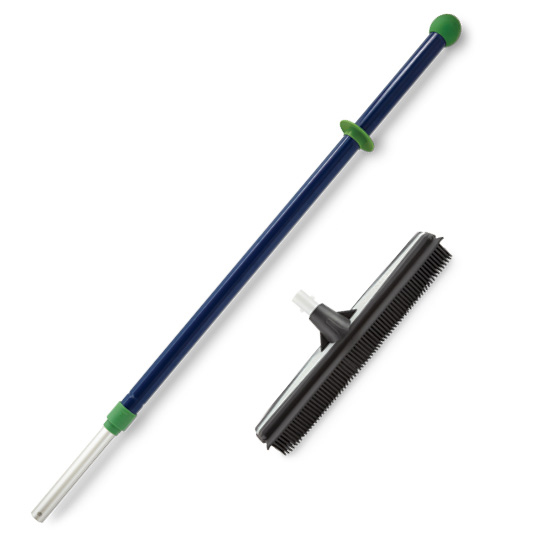 Rubber Broom System - Blue/Green Handle