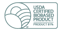 USDA Biobased  Certified 81%