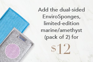 Spend $110 and get Dual-sided Envirosponges for $12
