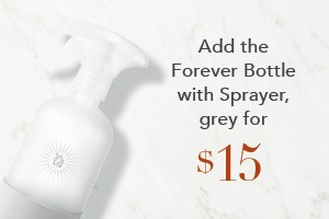 Spend $120 and get Forever Bottle with Sprayer, grey for $15