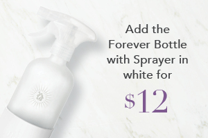 Spend $110 and get Forever Bottle with Sprayer, white for $12