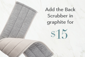 Spend $120 and get Back Scrubber, graphite for $15
