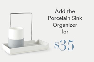 Spend $120 & Get Porcelain Sink Organizer for $35