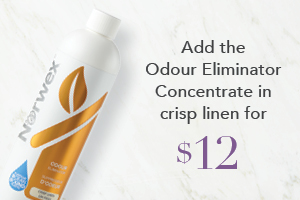 Your order qualifies you to buy the Odour Eliminator, crisp linen for $12!