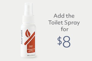 Your order qualifies you to buy the LE Toilet Spray, orange cardamom for $8!